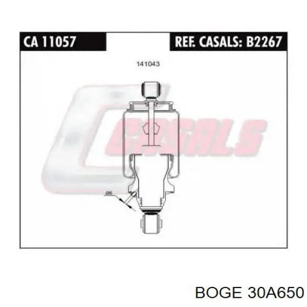 30A650 Boge Упоры газовые