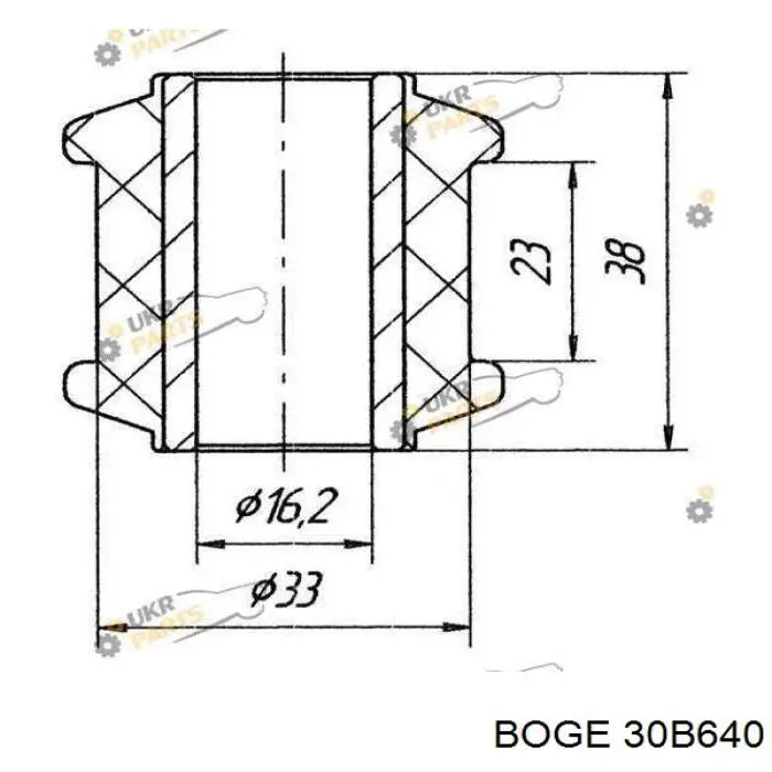 Стойка амортизатора задняя Boge 30B640 цена, от 27.80 USD