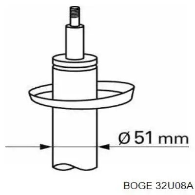 Амортизатор передний 32U08A Boge