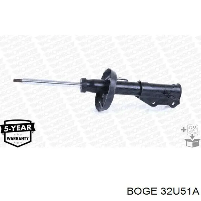 Амортизатор подвески передний левый Boge 32U51A цена, от 42.55 USD