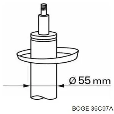 36-C97-A Boge амортизатор передний