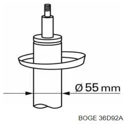36-D92-A Boge амортизатор передний