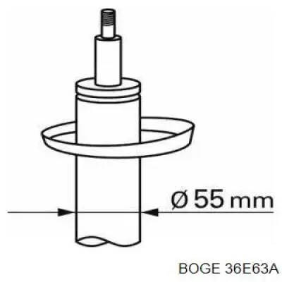 36-E63-A Boge амортизатор передний
