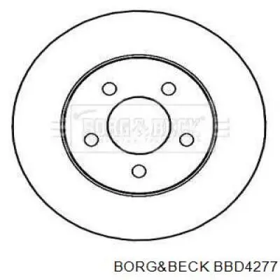 Передние тормозные диски BBD4277 Borg&beck