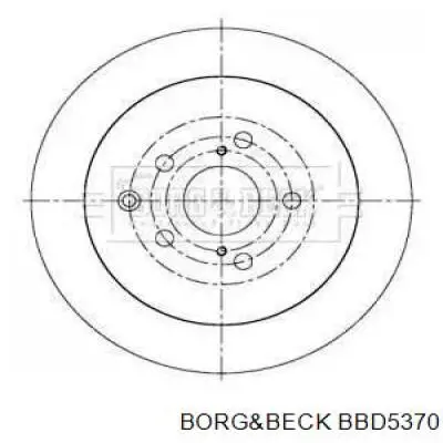 Тормозные диски BBD5370 Borg&beck