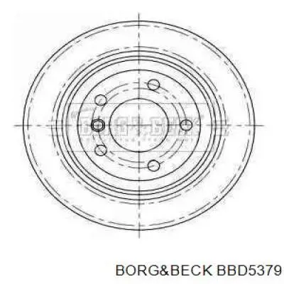 Тормозные диски BBD5379 Borg&beck