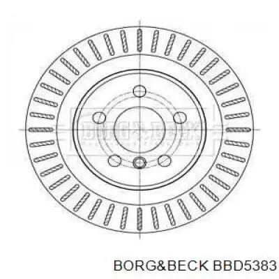 BG4778C Delphi disco do freio traseiro