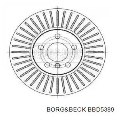 BDR2761.20 Open Parts disco do freio dianteiro