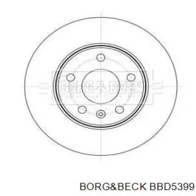 Тормозные диски BBD5399 Borg&beck