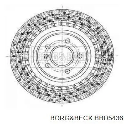 Тормозные диски BBD5436 Borg&beck