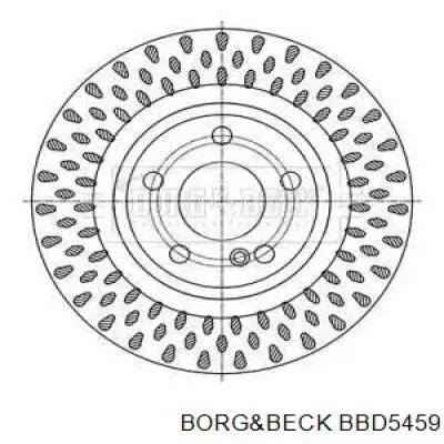 Тормозные диски BBD5459 Borg&beck