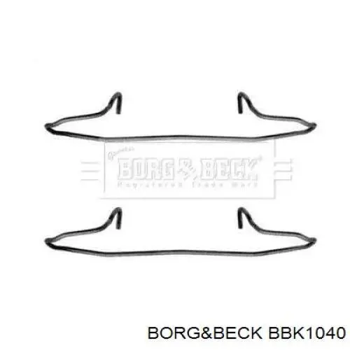 BBK1040 Borg&beck пружинная защелка суппорта