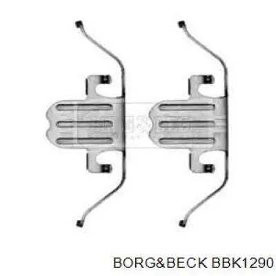 Комплект пружинок крепления дисковых колодок передних BBK1290 Borg&beck