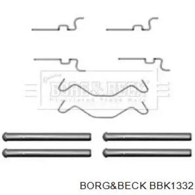 Комплект пружинок крепления дисковых колодок задних BBK1332 Borg&beck