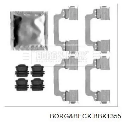 Комплект пружинок крепления дисковых колодок передних BBK1355 Borg&beck