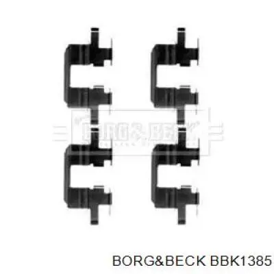 Комплект пружинок крепления дисковых колодок задних BBK1385 Borg&beck