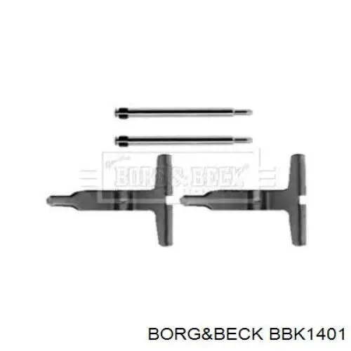 Ремкомплект тормозных колодок BBK1401 Borg&beck