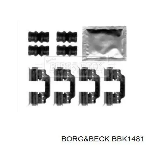 Скоба тормозного суппорта заднего BBK1481 Borg&beck