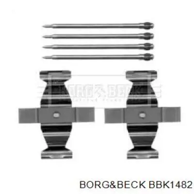 Ремкомплект тормозов передних BBK1482 Borg&beck