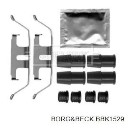 Комплект пружинок крепления дисковых колодок передних BBK1529 Borg&beck