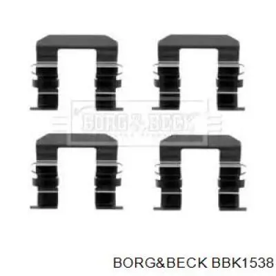 Комплект пружинок крепления дисковых колодок задних BBK1538 Borg&beck