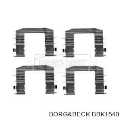 Комплект пружинок крепления дисковых колодок передних BBK1540 Borg&beck