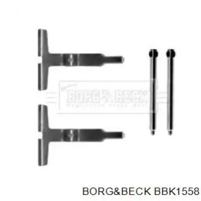 Ремкомплект тормозных колодок BBK1558 Borg&beck