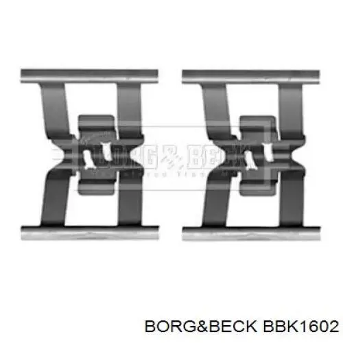 Пружинная защелка суппорта Borg&beck BBK1602