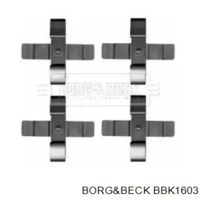 BBK1603 Borg&beck пружинная защелка суппорта