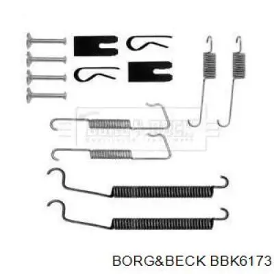 Ремкомплект тормозных колодок BBK6173 Borg&beck