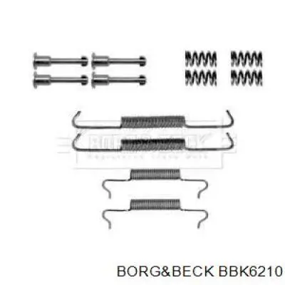 Ремкомплект тормозных колодок BBK6210 Borg&beck