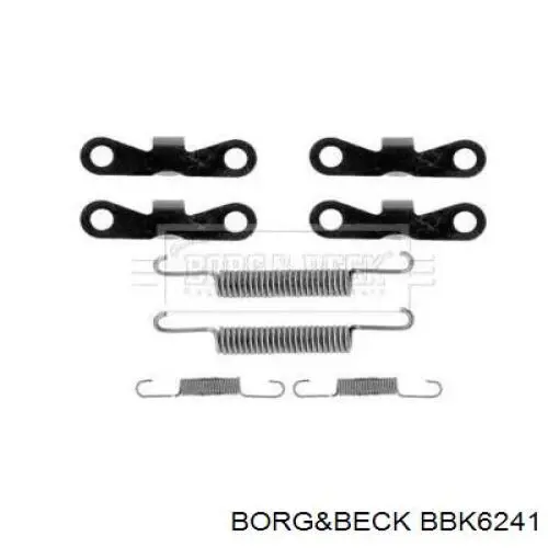 Ремкомплект задних тормозов BBK6241 Borg&beck