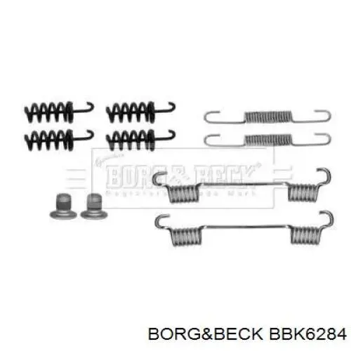 Ремкомплект тормозов задних BBK6284 Borg&beck