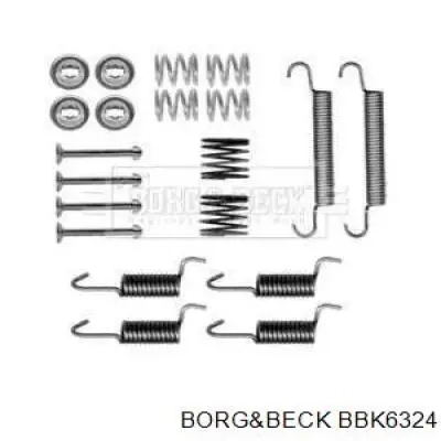 BBK6324 Borg&beck kit de montagem das sapatas traseiras de tambor