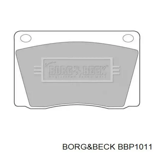 Передние тормозные колодки BBP1011 Borg&beck