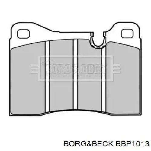 Передние тормозные колодки BBP1013 Borg&beck