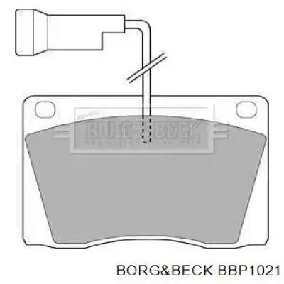 Передние тормозные колодки BBP1021 Borg&beck