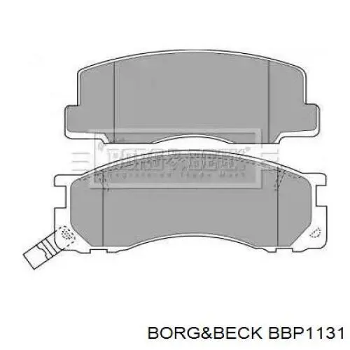 Передние тормозные колодки BBP1131 Borg&beck