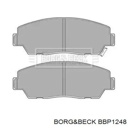 Передние тормозные колодки BBP1248 Borg&beck