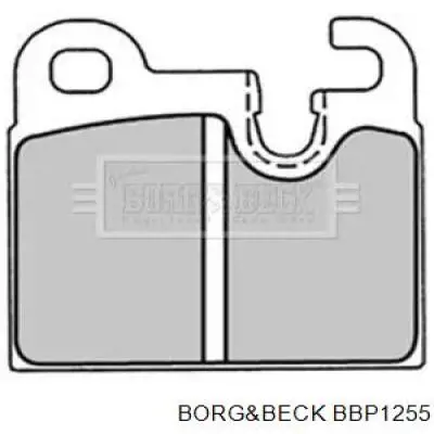 Задние тормозные колодки BBP1255 Borg&beck