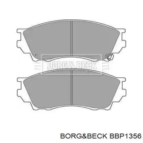 Передние тормозные колодки BBP1356 Borg&beck