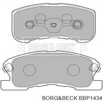 Передние тормозные колодки BBP1434 Borg&beck