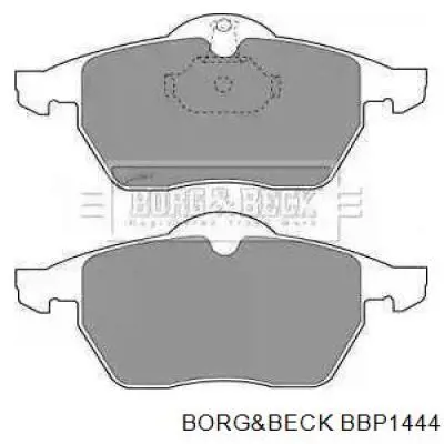 BBP1444 Borg&beck колодки тормозные передние дисковые