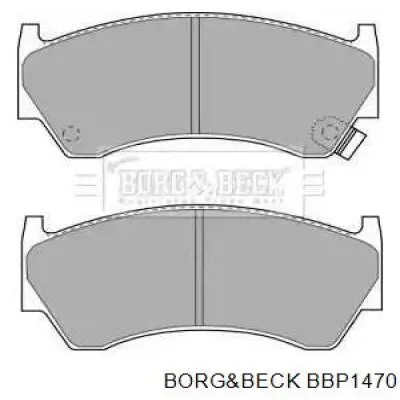 Передние тормозные колодки BBP1470 Borg&beck