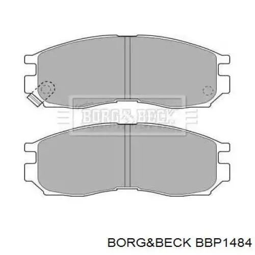 Передние тормозные колодки BBP1484 Borg&beck