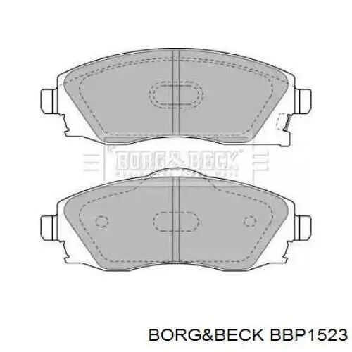 Колодки тормозные передние дисковые Borg&beck BBP1523