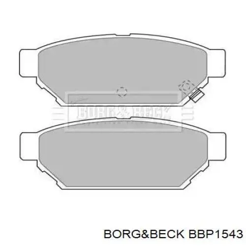 Задние тормозные колодки BBP1543 Borg&beck