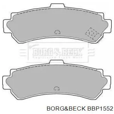 Задние тормозные колодки BBP1552 Borg&beck