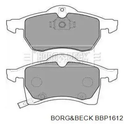 Колодки тормозные передние дисковые Borg&beck BBP1612