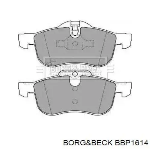 Передние тормозные колодки BBP1614 Borg&beck